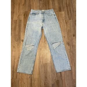 Princess Polly Women's High Rise Straight Leg Jeans Size 10